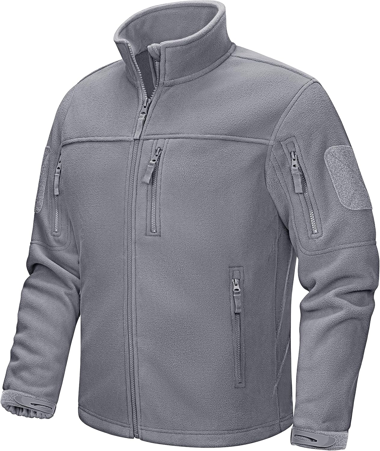 CRYSULLY Men's Fleece Jacket for Winter Tactical Use