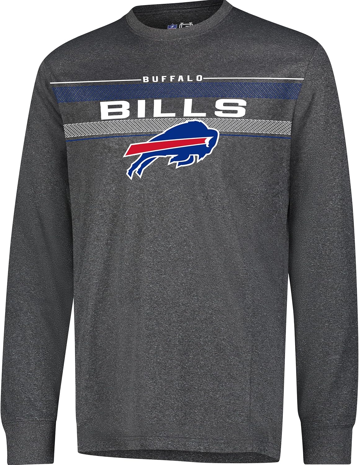 Ultra Game Men's NFL Official Super Soft Long Sleeve T-Shirt