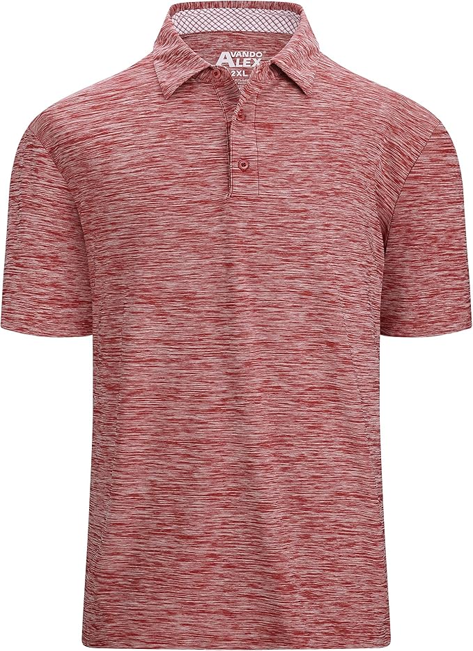 Alex Vando Mens Golf Shirt for Ultimate Comfort and Style