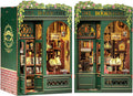 Cutefun Book Nook Kit - OWL Bookstore DIY Miniature House Kit