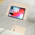 Sofa Armrest Tray Table for Couch - Adjustable 360 Swivel Snack Table