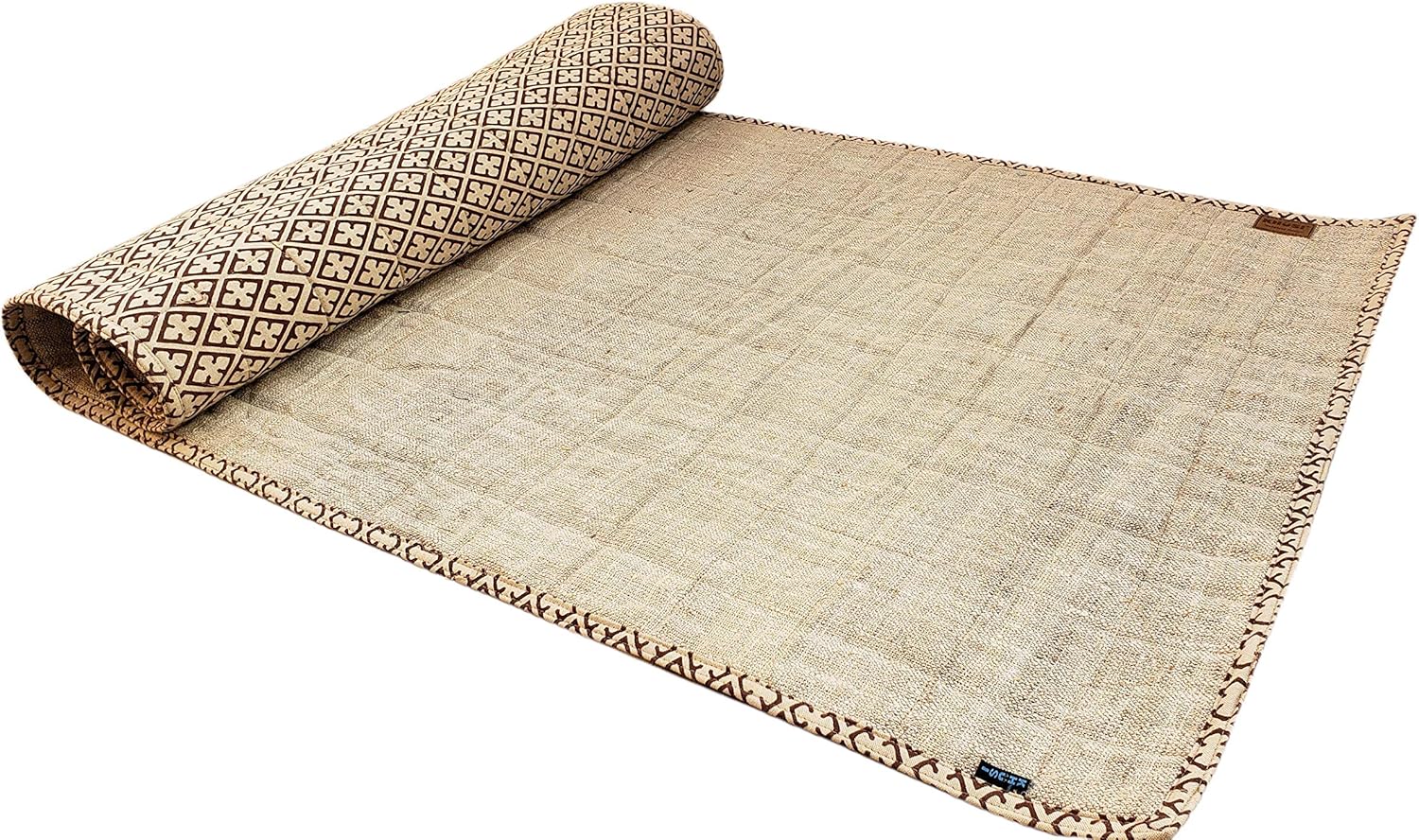 KHUSI Eco-Friendly Hemp Yoga Mat - Extra Thick & Premium Quality