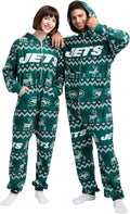 NFL Team Logo Pajamas One Piece Onsie in Polyester - Cozy Fan