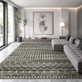 8x10 Area Rug for Living Room Moroccan Washable Rug - Low Pile Comfort