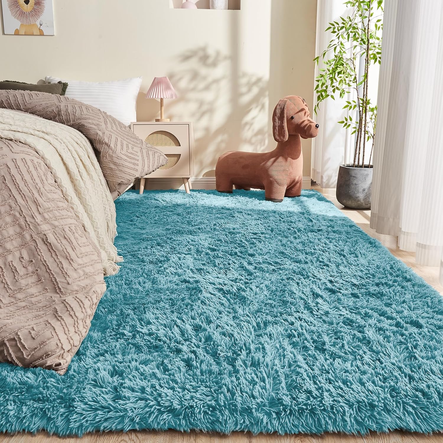 Ultra-Soft Fluffy Area Rugs for Bedroom and Living Room