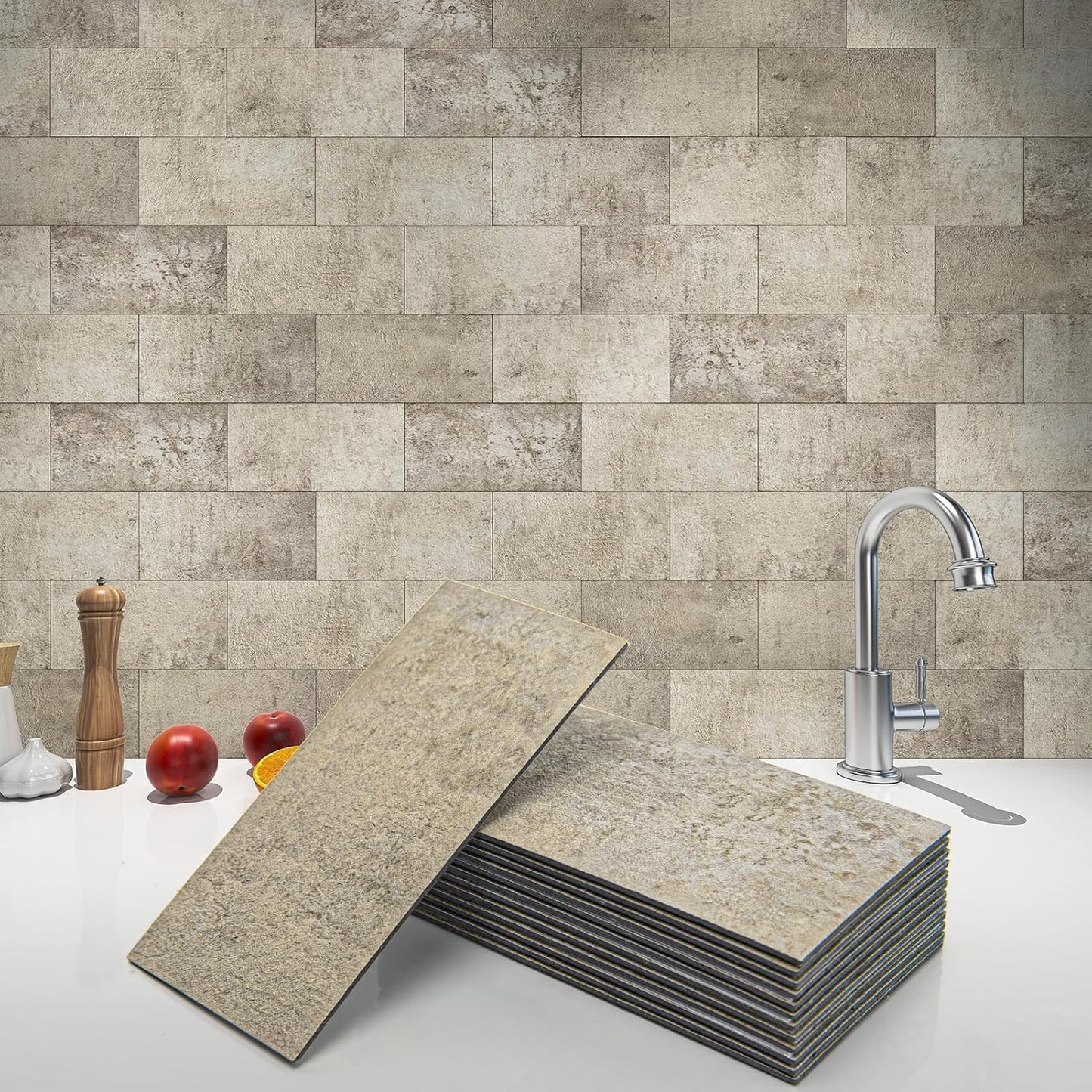 Art3d 102-Piece Peel and Stick Subway Tile for Easy DIY Projects
