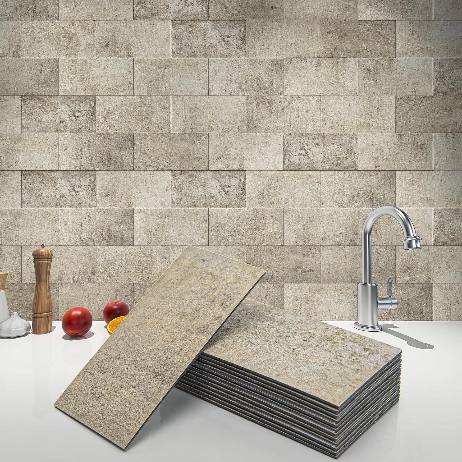 Art3d 102-Piece Peel and Stick Subway Tile for Easy DIY Projects