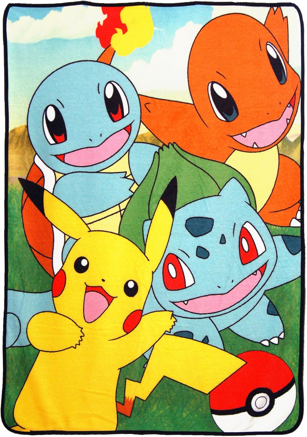 Northwest Pokemon Micro Raschel Throw Blanket for Cozy Comfort