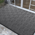 Yimobra Modern Grey 60 x 36 in Waterproof Doormat - Durable Dirt