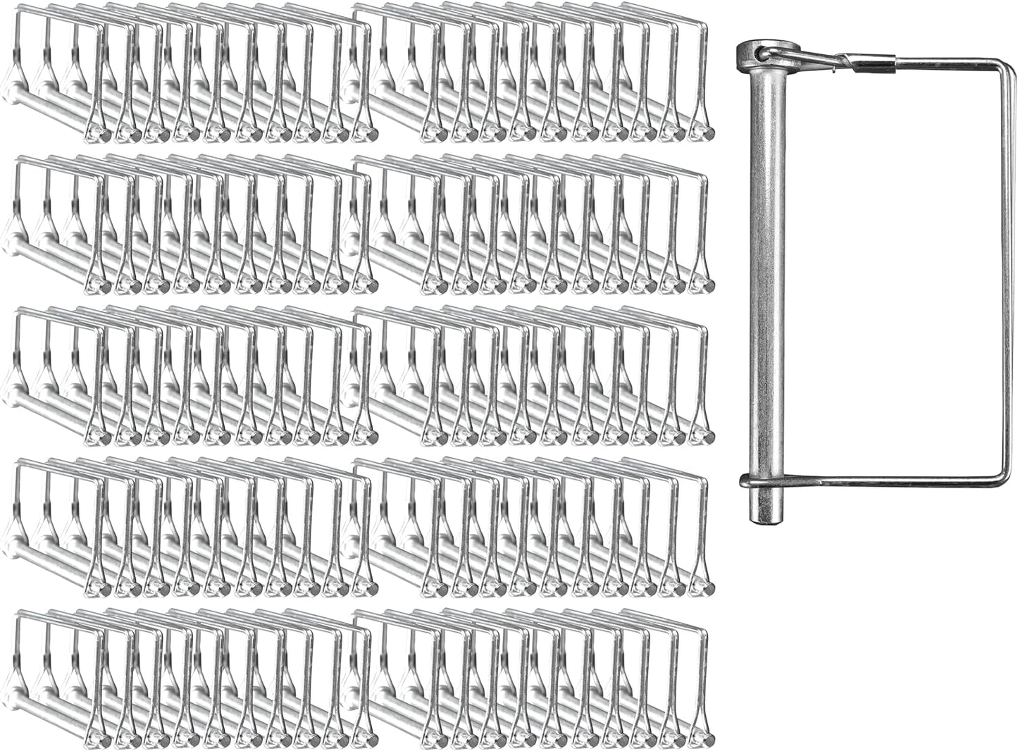 100-Pack Square PTO Shaft Locking Pin for Farming and Gardening