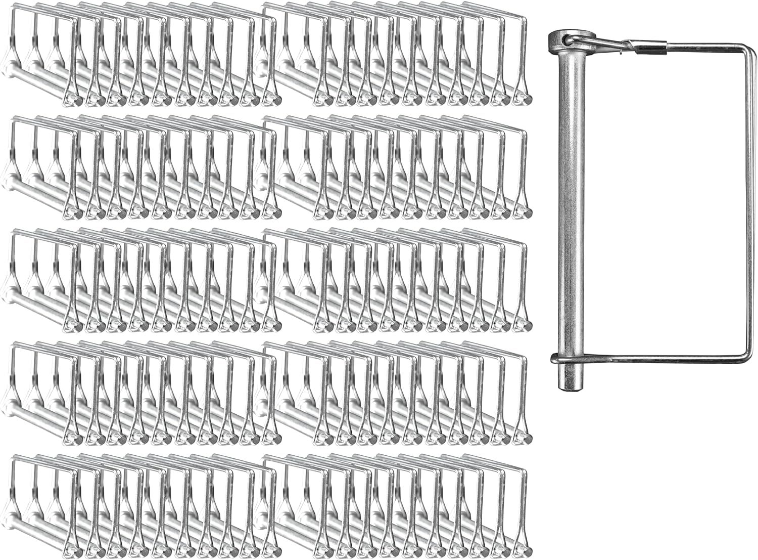 100-Pack Square PTO Shaft Locking Pin for Farming and Gardening