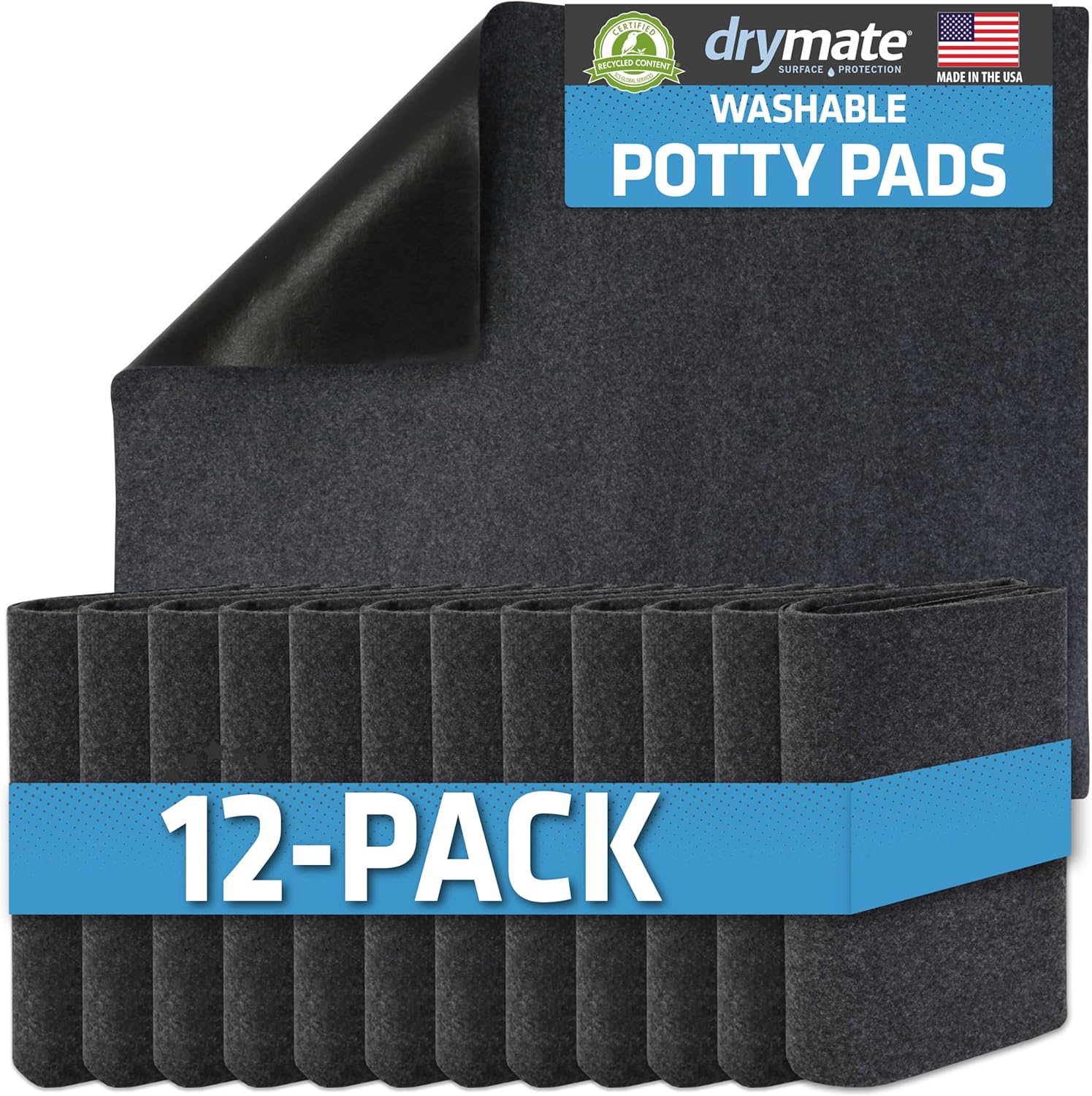 Drymate Washable Pee Pads for Dogs - Eco-Friendly & Durable