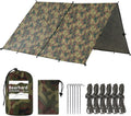 Bearhard Waterproof Camping Tarp 10x10ft/10x12ft - Lightweight Shelter