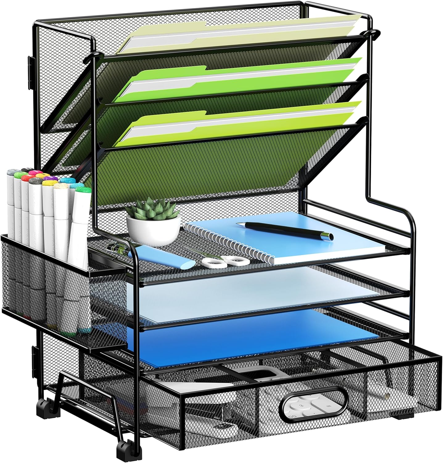 MINDEPOT 4-Tier Desktop Organizer Set