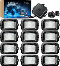 MICTUNING C2 Curved RGBW LED Rock Lights - 12 Pods Underglow Kit