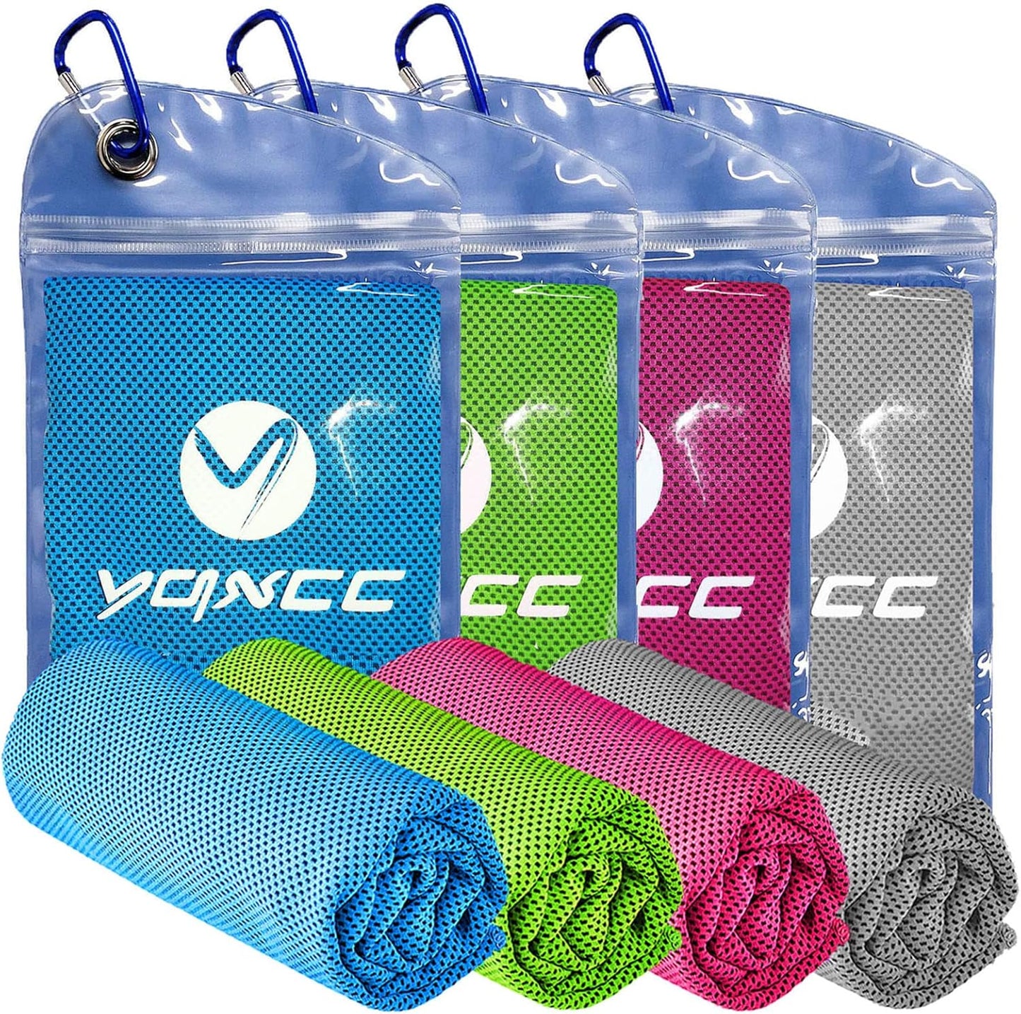 Stay Cool Anywhere: YQXCC 4 Pack Cooling Towels