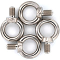 Stainless Steel Machinery Shoulder Lifting Eye Bolt M16 - 4 Pack