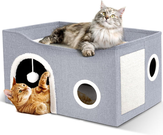 Heeyoo Large Cat Bed Cave - Cozy Hideaway