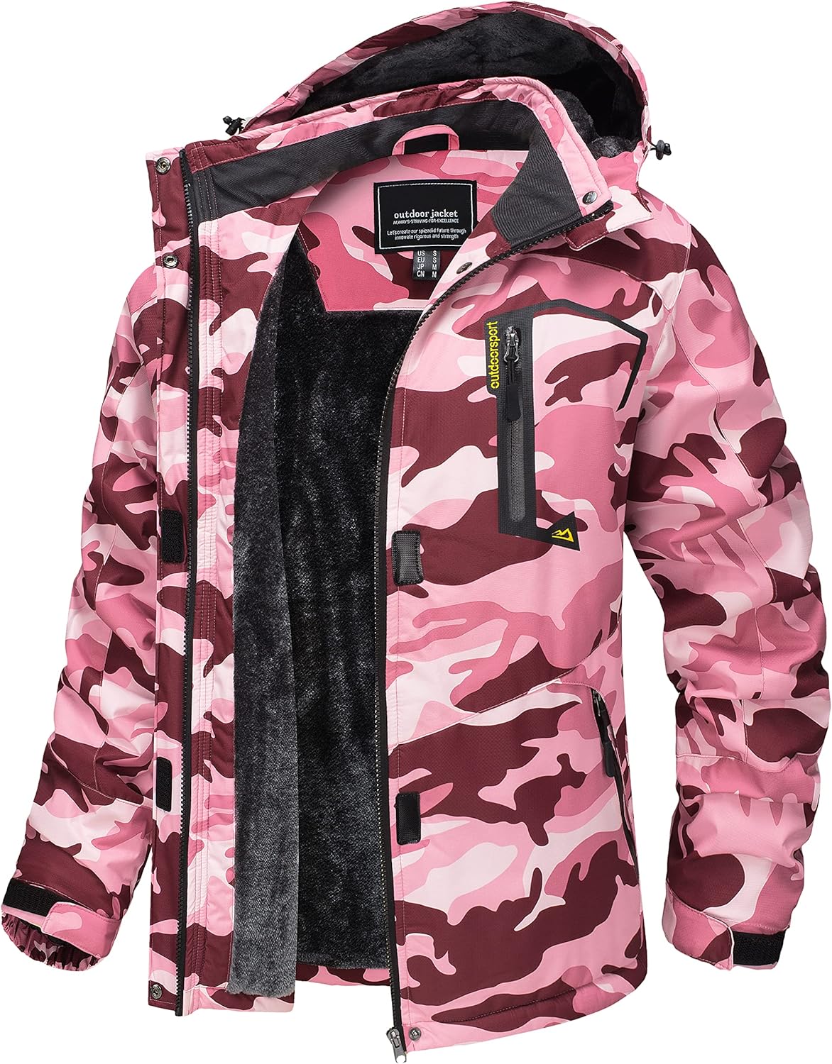 TACVASEN Women's Winter Jacket Waterproof Ski Coat for Cold Weather