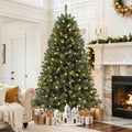 DWVO 6ft Pre-lit Artificial Christmas Tree - Full, Lush 250 Lights