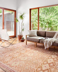 Layla Collection LAY-16 Natural/Spice Runner Rug 2 ft 6 in x 9 ft 6 in