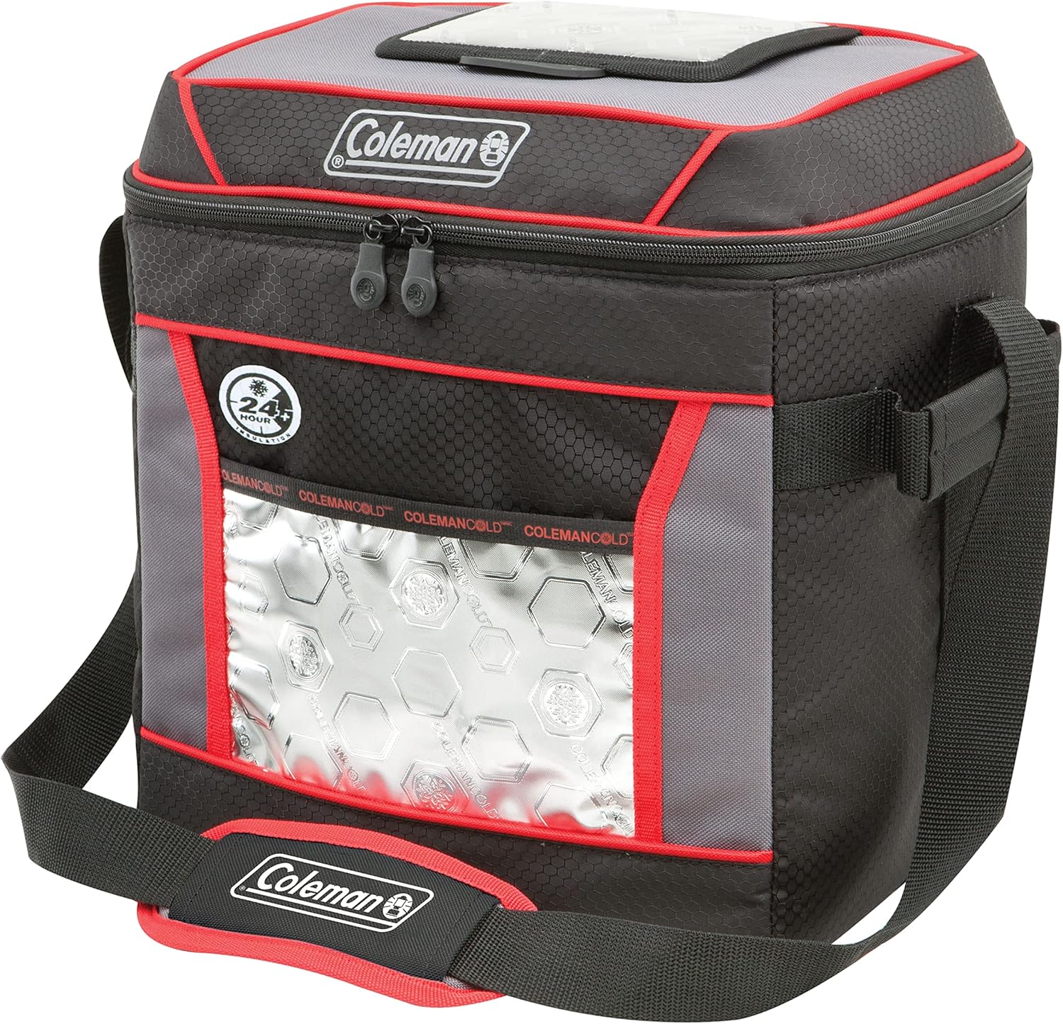 Coleman Soft Cooler Bag Keeps Ice for 24 Hours Perfect for Outdoors