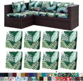 8 Pack Stretchable Patio Cushion Covers for Outdoor Furniture Care