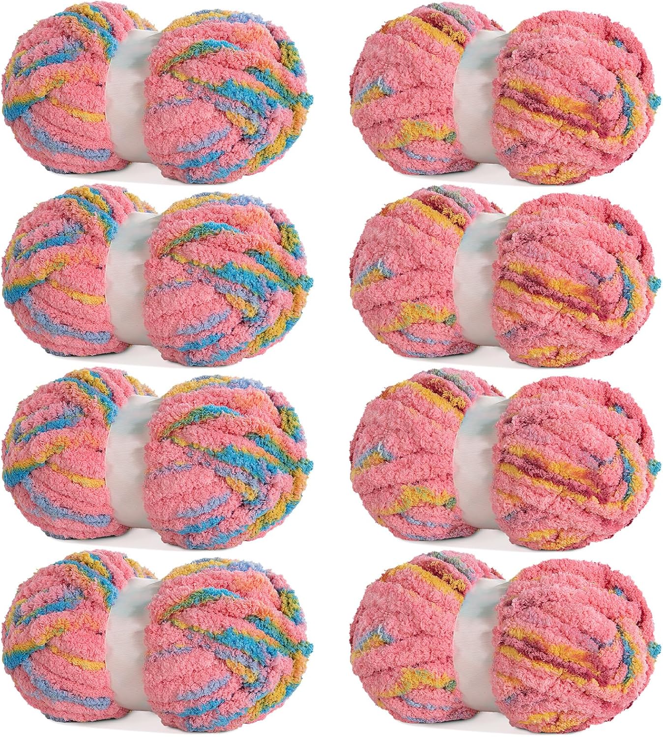 HOMBYS Chunky Chenille Yarn for Cozy Knitting Projects