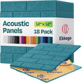 Acoustic Panels 18-Pack Premium Sound Dampening Panels - Light