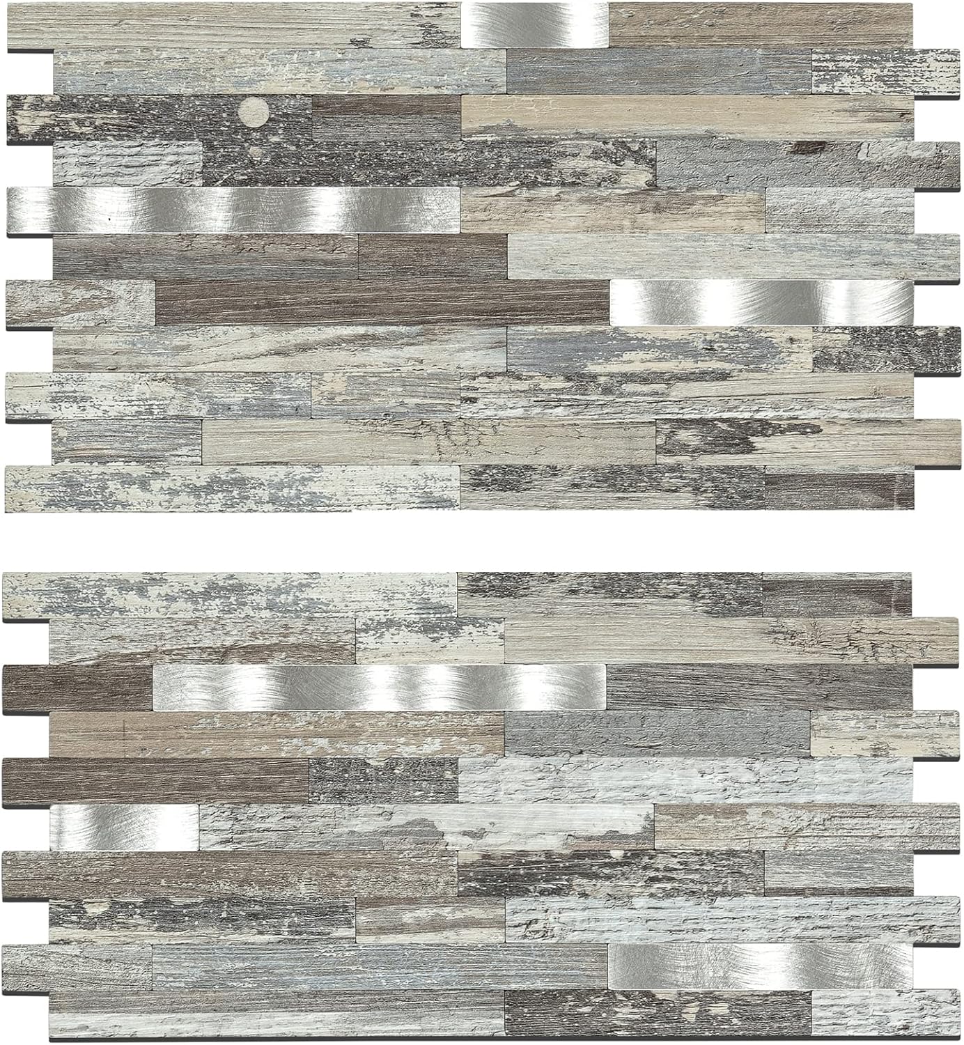 Midcard Peel and Stick Backsplash PVC Wall Tile for Kitchen