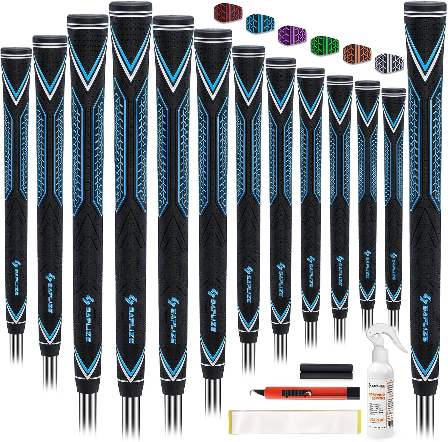 High-performance Rubber Golf Grips for Enhanced Swing Stability