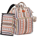 Western Boho Diaper Bag Backpack - 35L Large Organizer