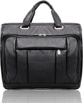 15ft Leather Fly-Through Checkpoint-Friendly Laptop Briefcase - River