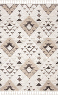 Moroccan Tassel Shag Accent Rug 2ft3 x 4ft - Plush, Low-Shedding Boho