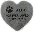 Pet Memorial Headstone Heart Stone 8in - Lasting Pet Grave Marker