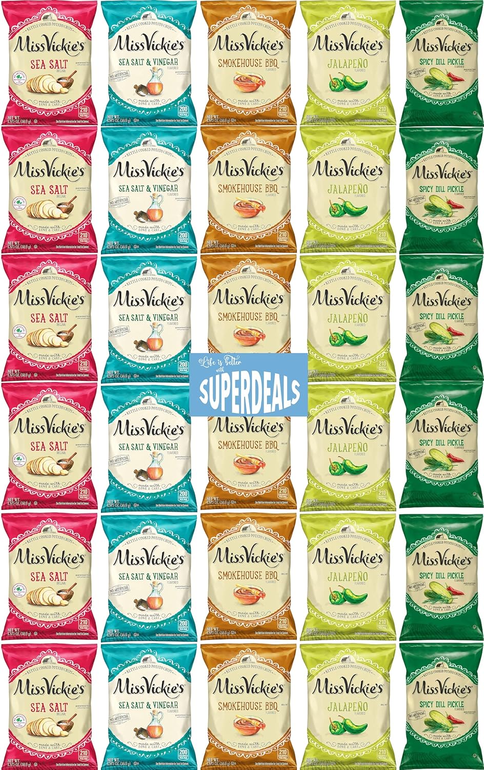 Kettle Cooked Potato Chips Variety Pack for Ultimate Snacking