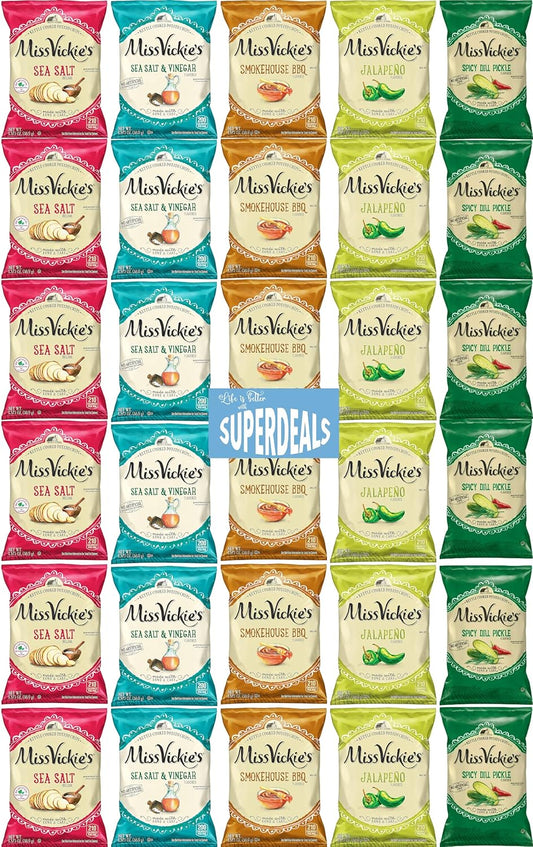 Kettle Cooked Potato Chips Variety Pack for Ultimate Snacking