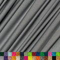 60 in Silver Nylon Spandex Fabric by the Yard - 4-Way Stretch