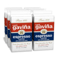 Cafe Gavina Espresso Coffee Rich Dark Roast Blend - 6 Pack