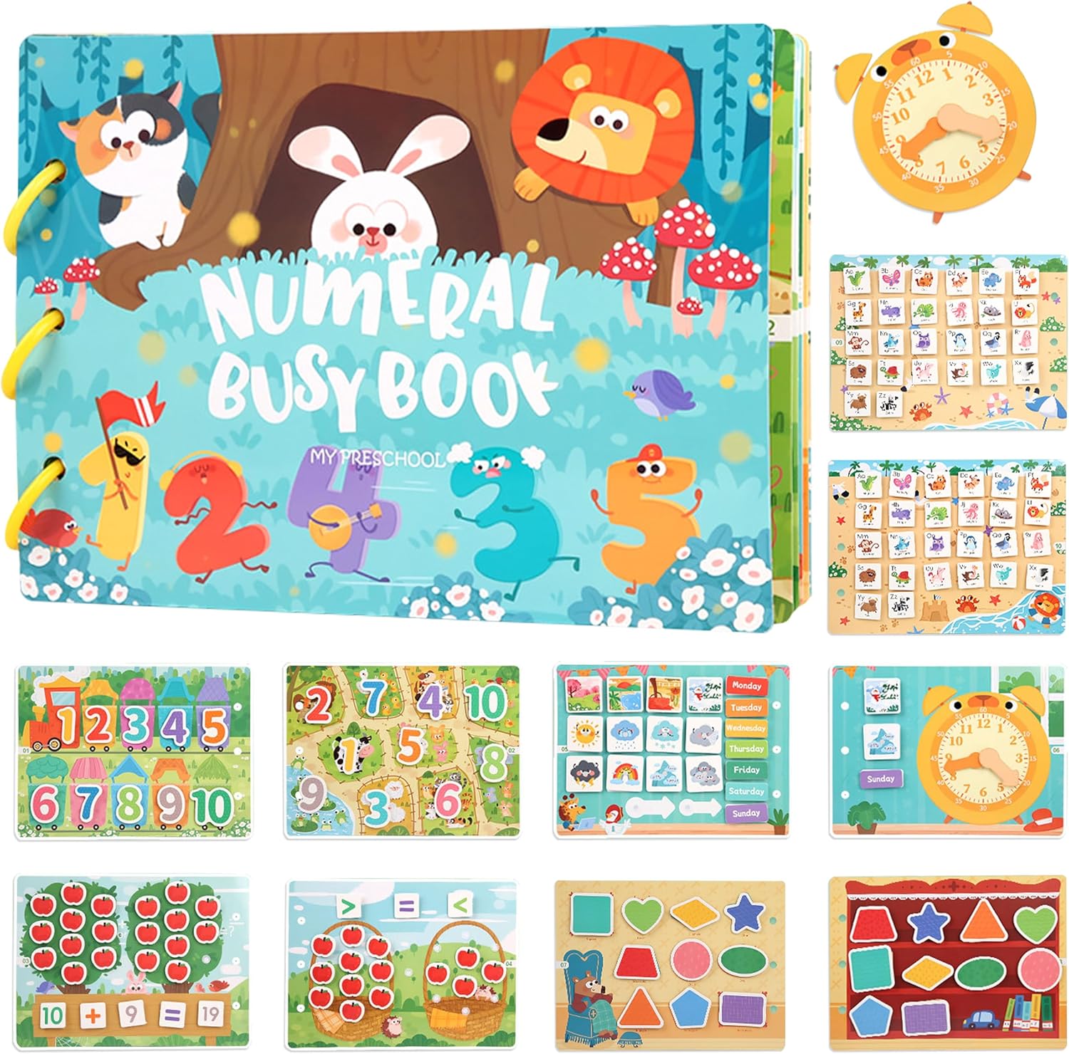 Montessori Busy Book: Fun Learning for Ages 3-5