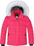 ZSHOW Girls' Puffer Jacket - Warm Hooded Winter Coat for Kids