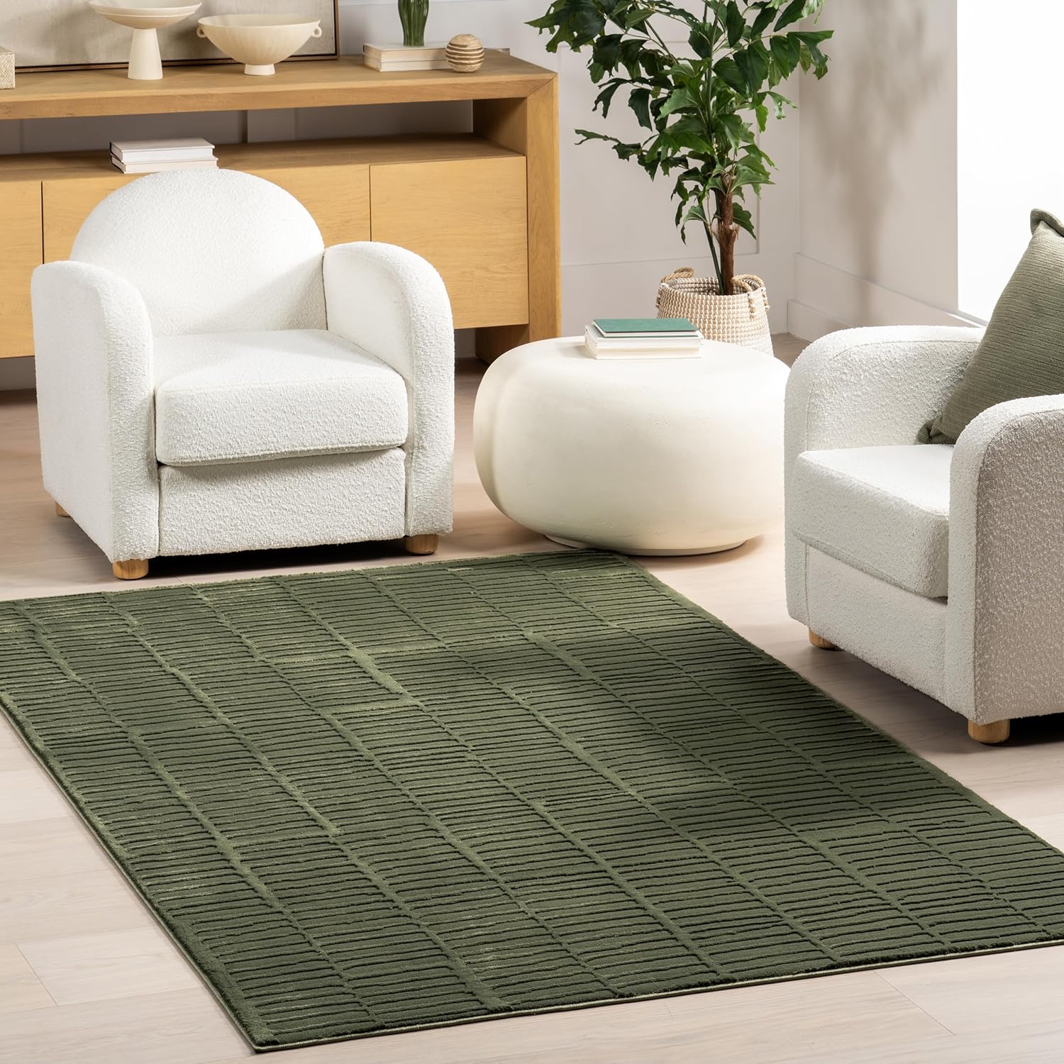 nuLOOM 9ft x 12ft Indoor Area Rug - Stylish and Machine Washable