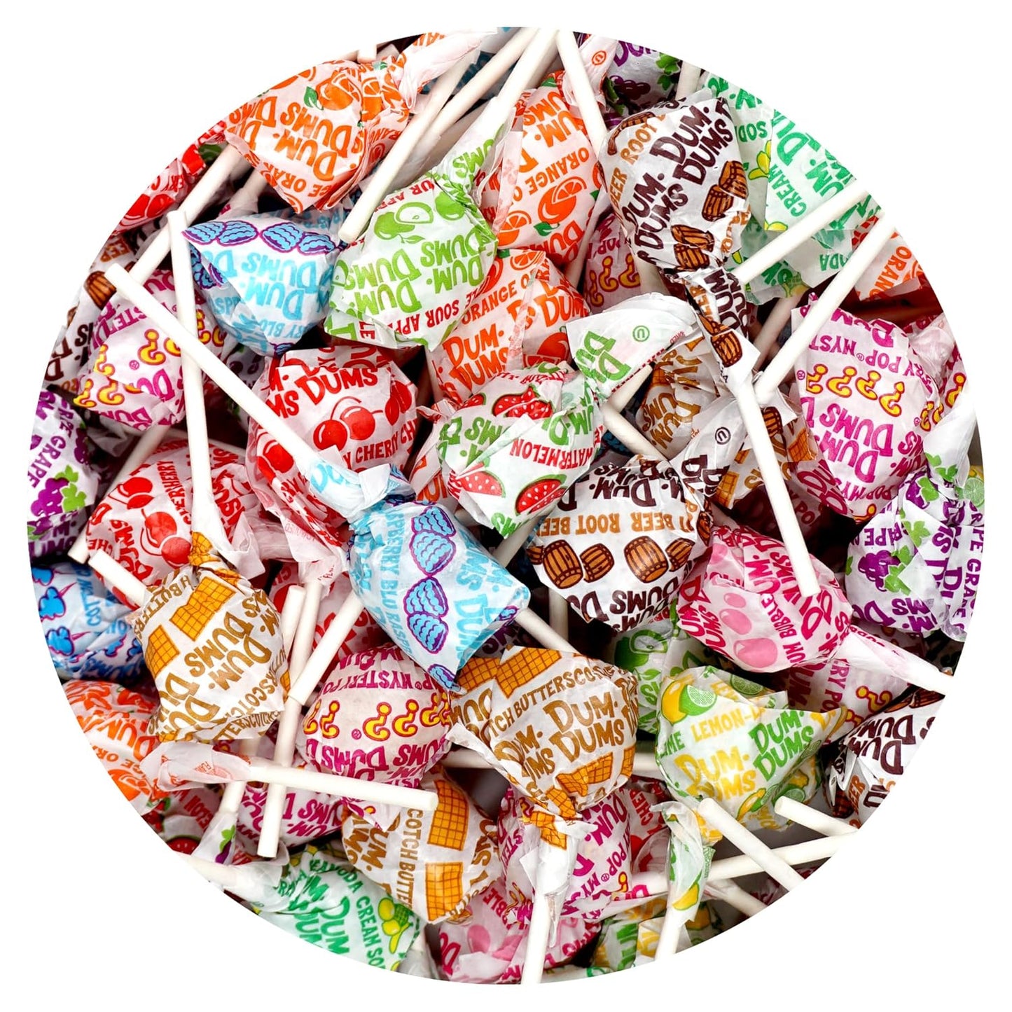 Dum Dums Original Mix Lollipops 4 lb Bag of Sweet Delights