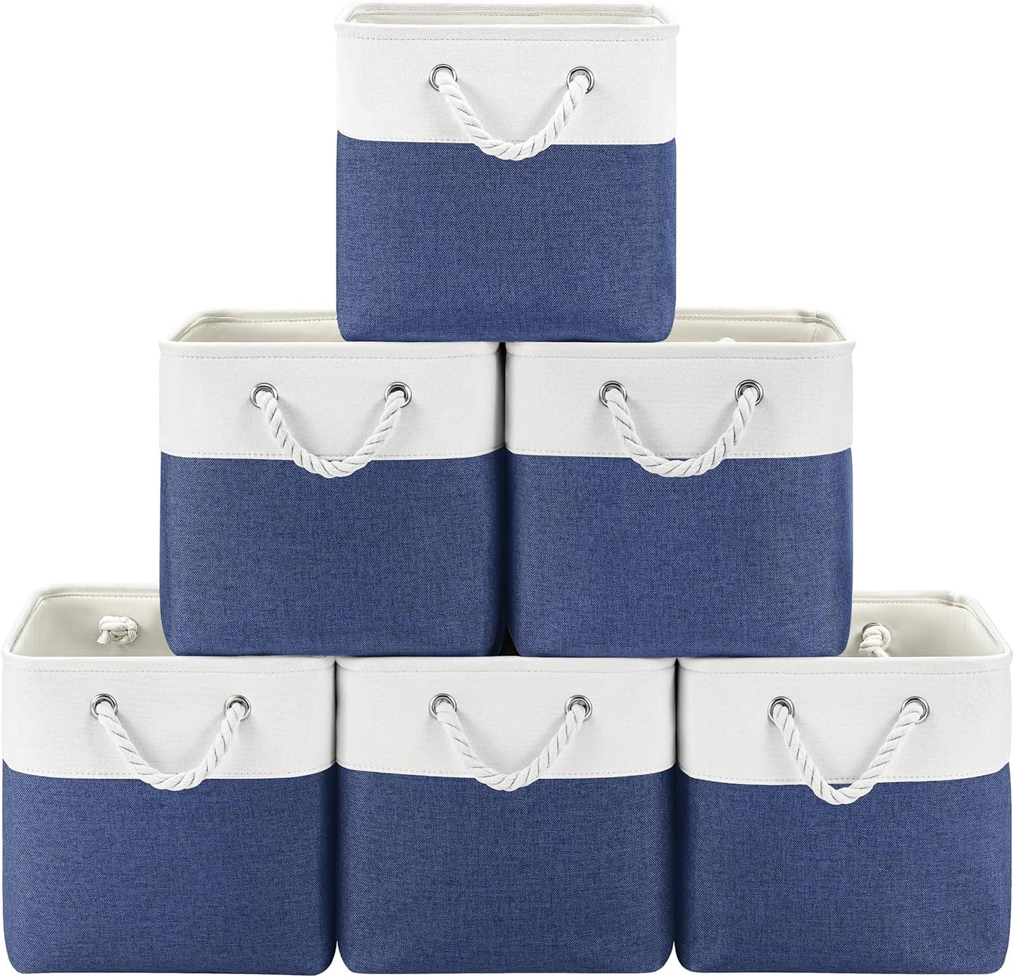 11x11 Cube Storage Bins for Organizing Clothes and Toys