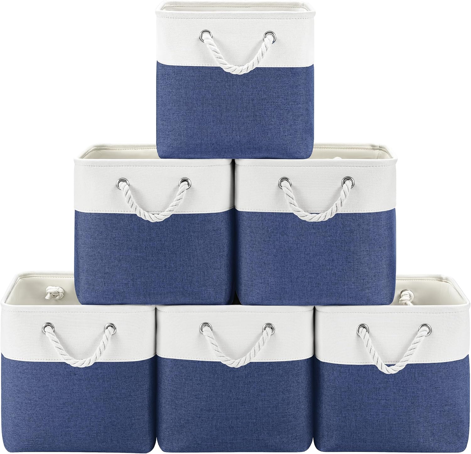 11x11 Cube Storage Bins for Organizing Clothes and Toys