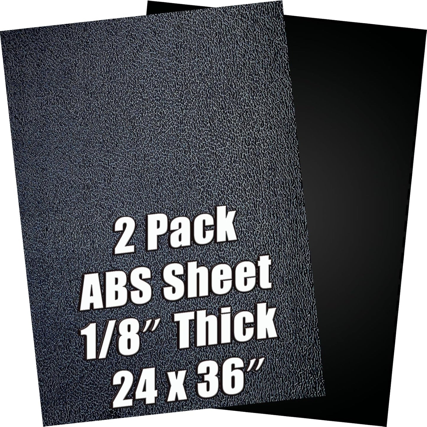 ABS Plastic Sheet 1/8 Inch Thick 24in x 36in for DIY Projects