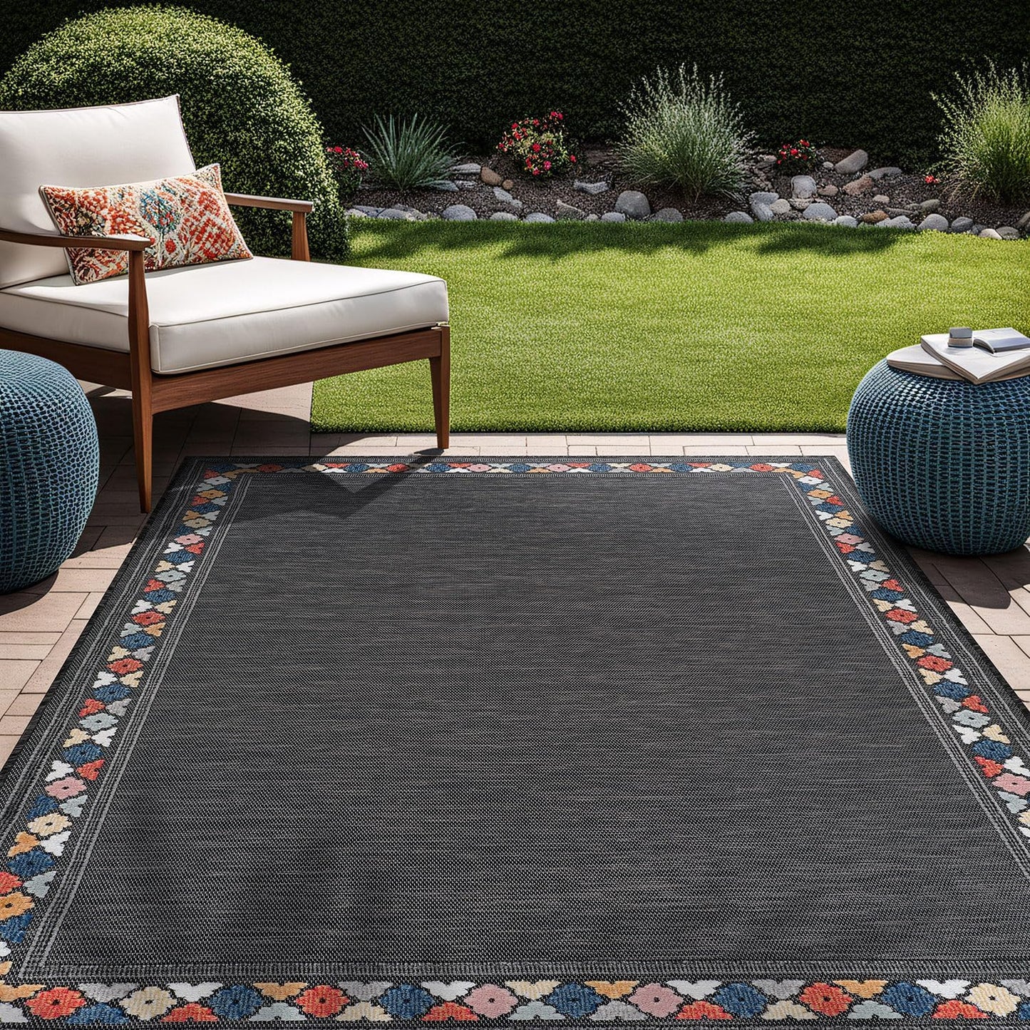 Beverly Rug Outdoor Rug 10x14 for Stylish Indoor and Outdoor Use
