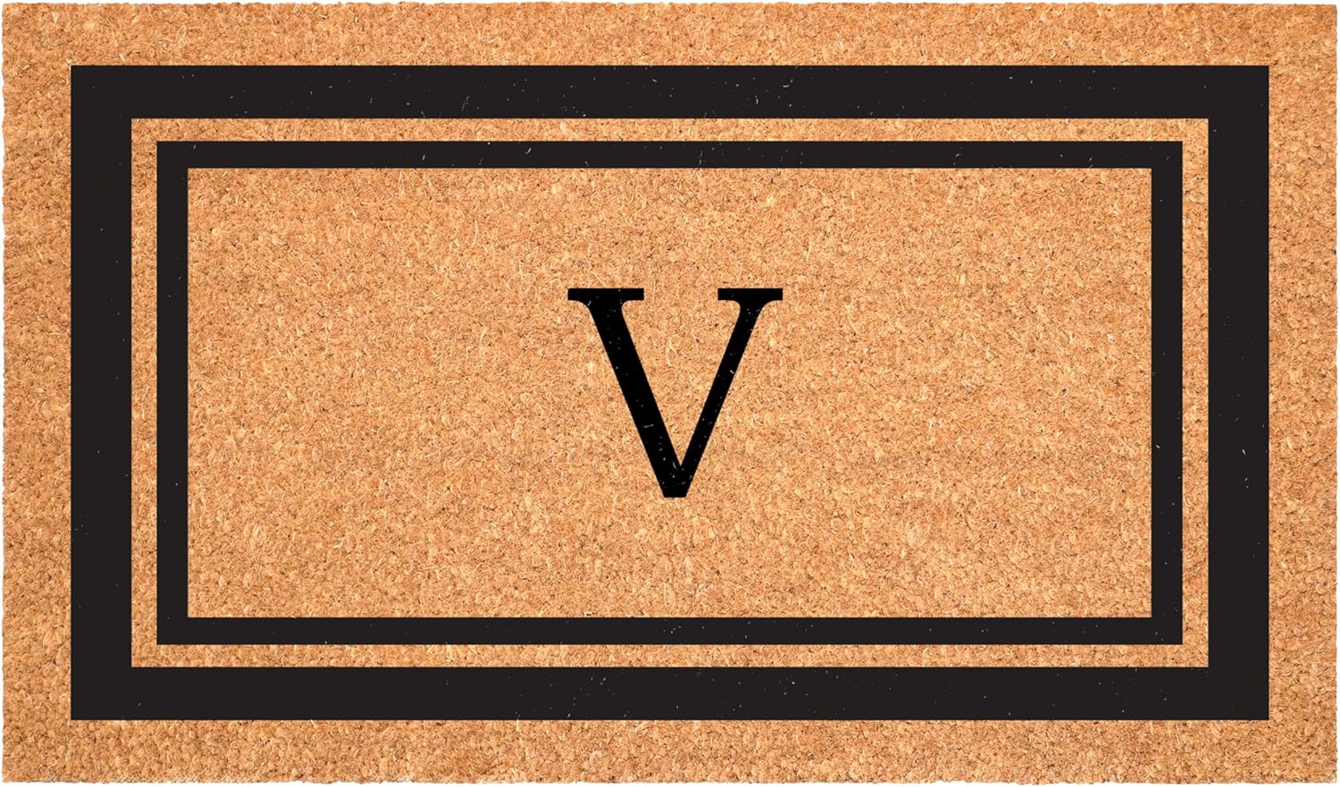 Calloway Mills Monogram Doormat 24in x 48in with Letter V