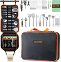 Portable Camping Cooking Utensils Set - Complete 32 PCS Camp Kitchen