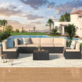 U-MAX 7 Piece Outdoor Patio Furniture Set - Comfortable PE Rattan